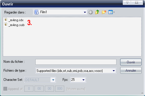 SubResync fichiers